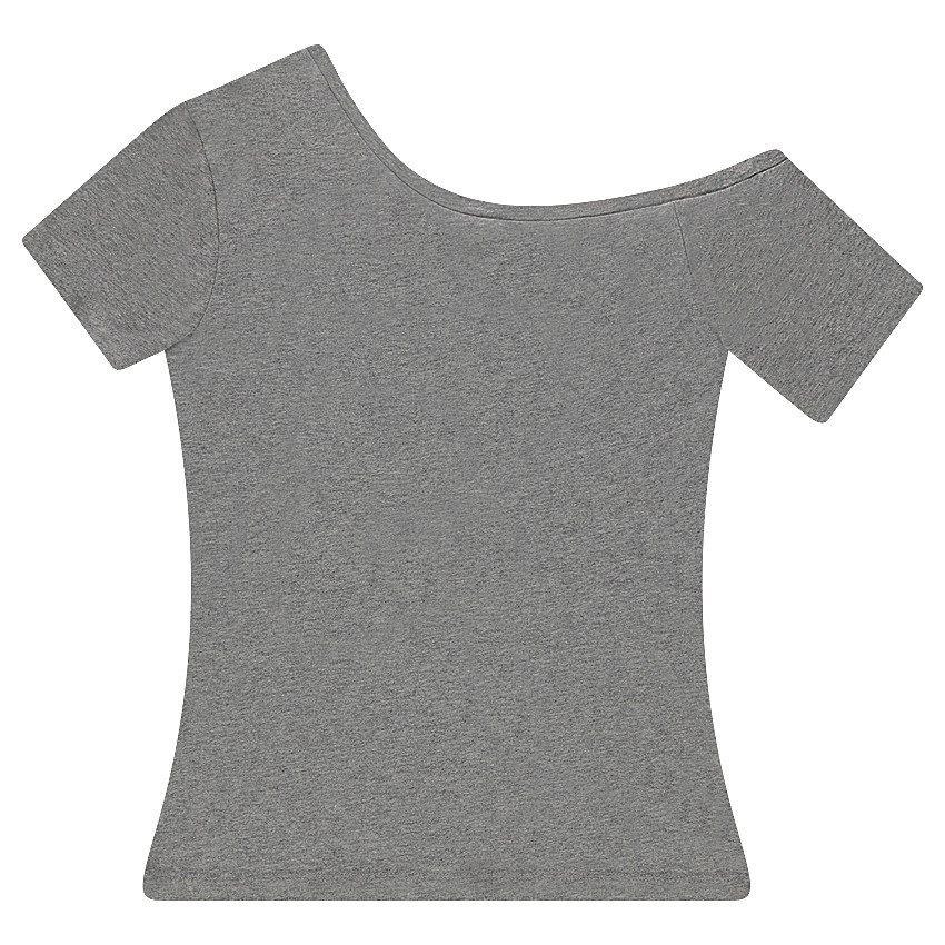 Junior - Tee-shirt asymétrique manches courtes avec print papillon 