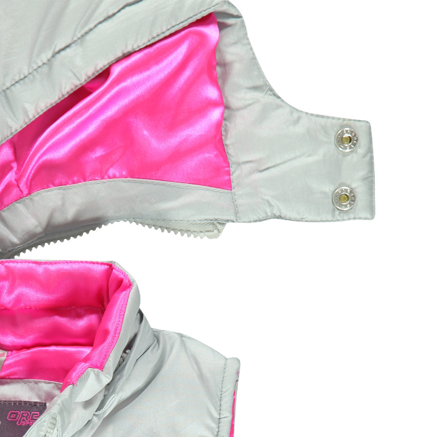 Parka sans manches à capuche amovible 