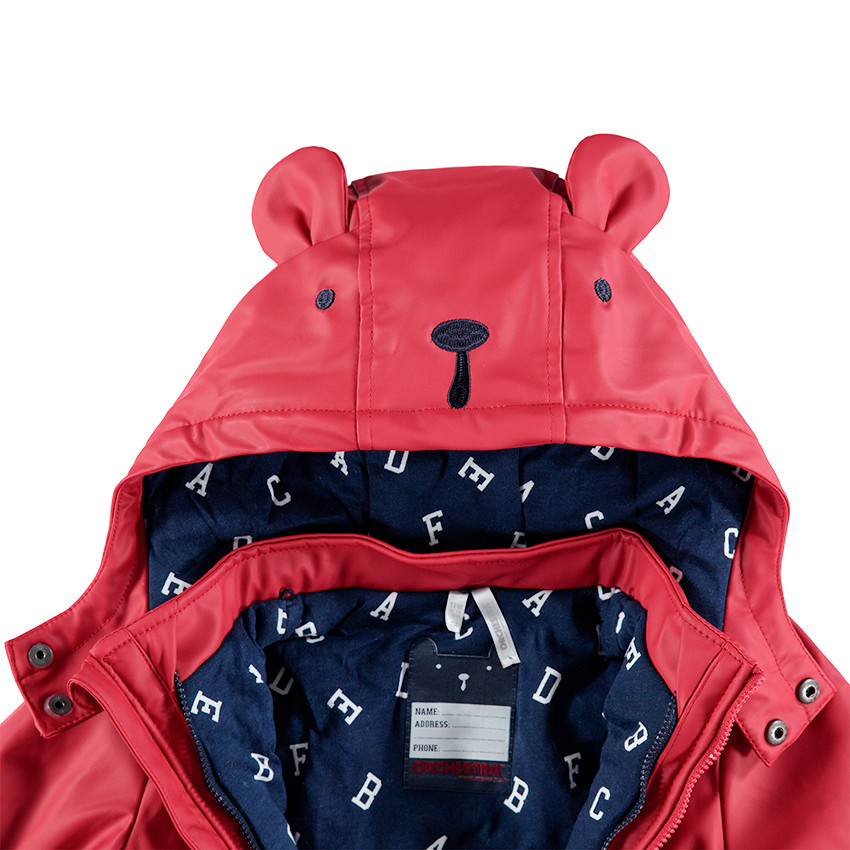 Parka en gomme effet 2 en 1 avec gilet intérieur en molleton 