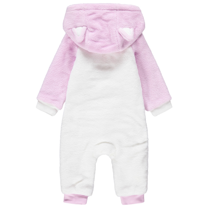 Combinaison longue en sherpa doublée jersey 