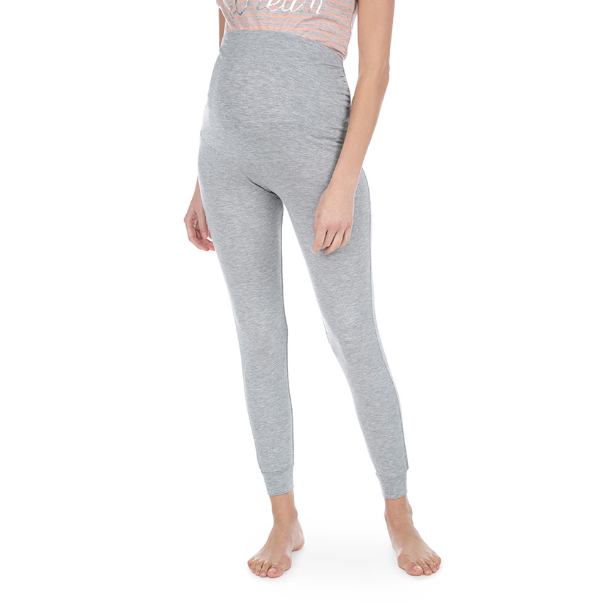 Pantalon homewear de grossesse avec bandeau haut 