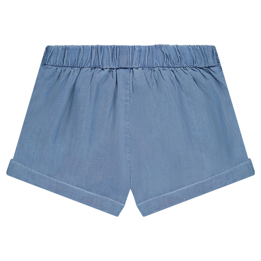 Short en Tencel avec noeud fixe 