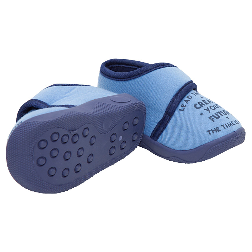 Chaussons bottillons en jersey uni à scratch 