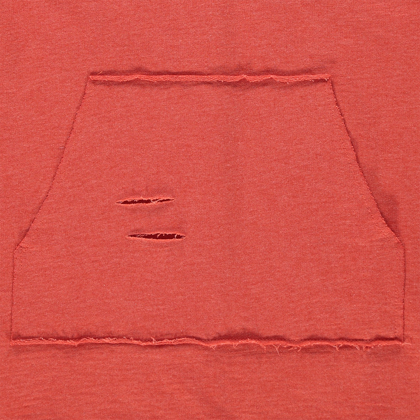 Junior - Sweat manches courtes à capuche avec poche kangourou 