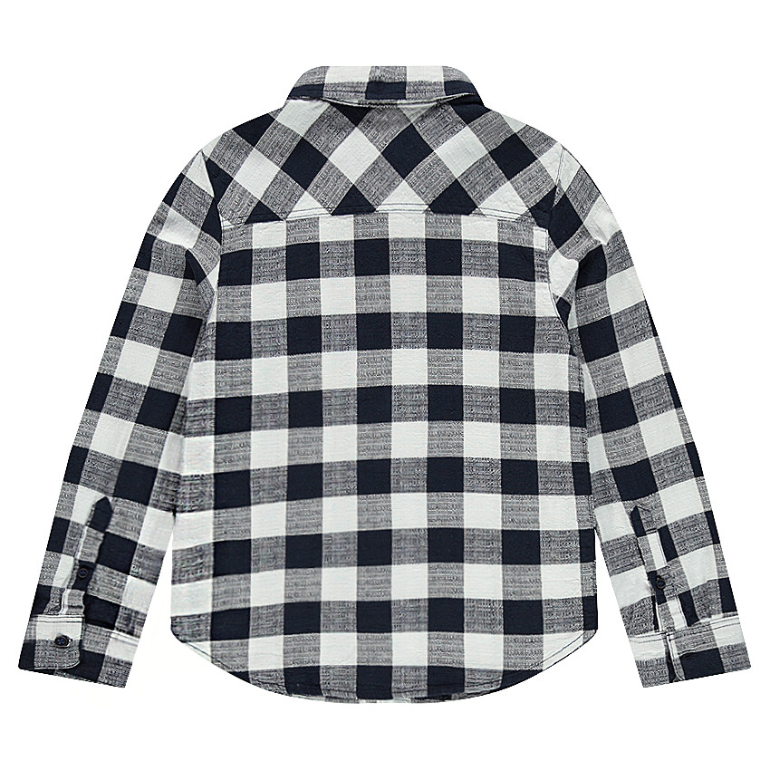 Junior - Chemise manches longues à carreaux 