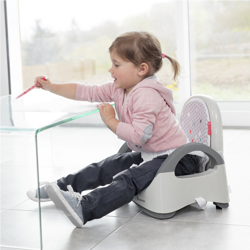 Rehausseur Confort – Chevrons gris 