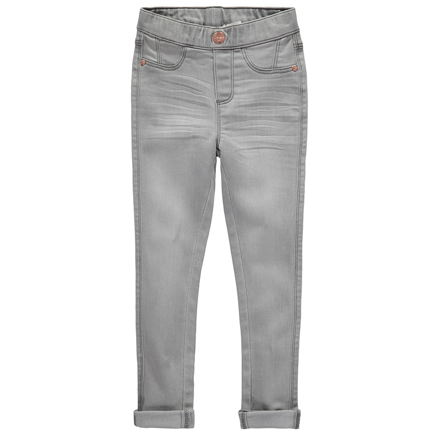 Junior - Jegging en denim like avec détails rose gold 