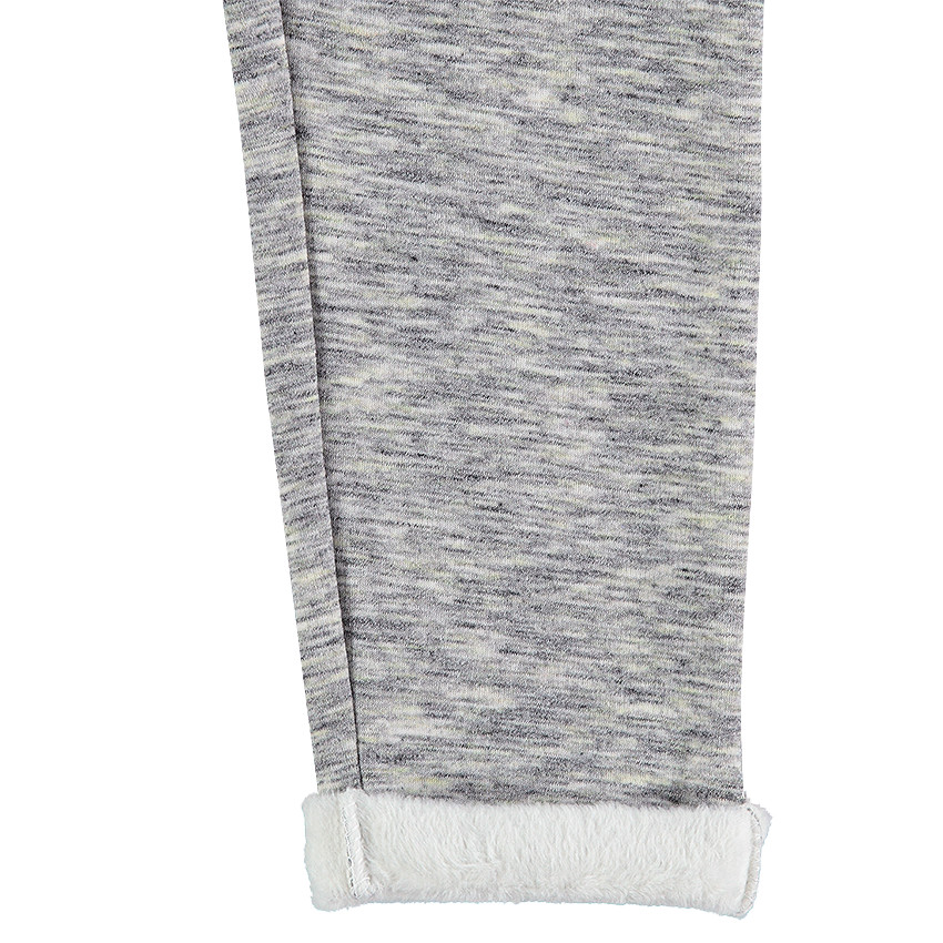 Junior - Jogging en molleton avec message en sequins et bouclette 