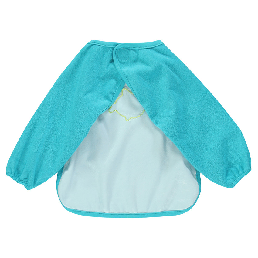 Bavoir manches longues en coton éponge  