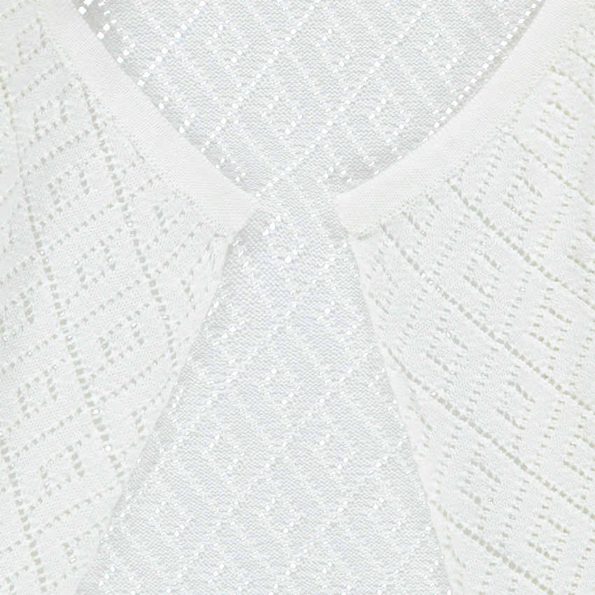 Gilet en tricot ajouré all-over 