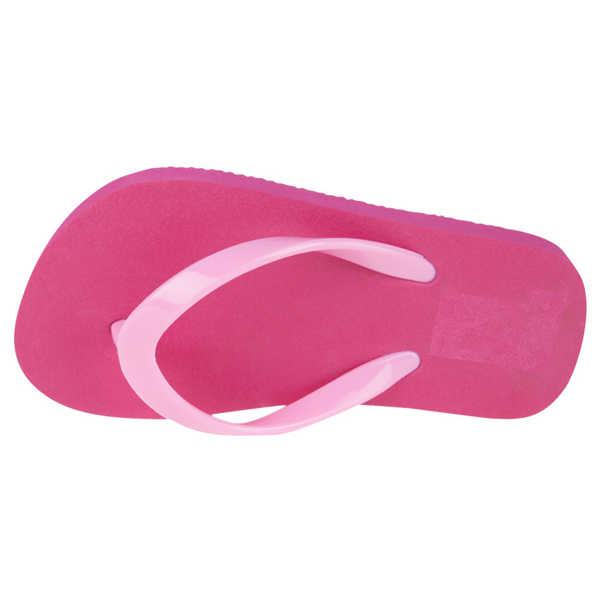 Tongs basiques coloris rose clair et fushia  