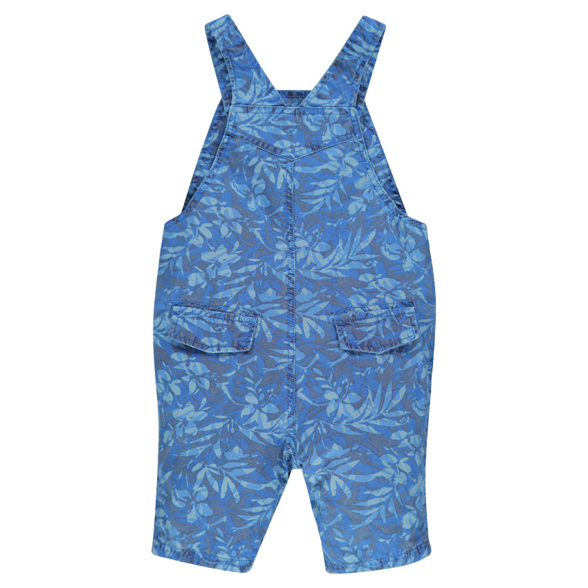 Salopette short avec imprimé végétal all-over 