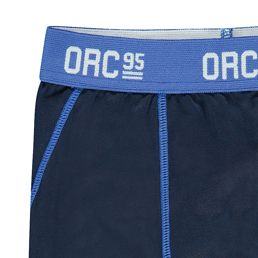 Legging de ski technique uni avec surpiqûres contrastées 