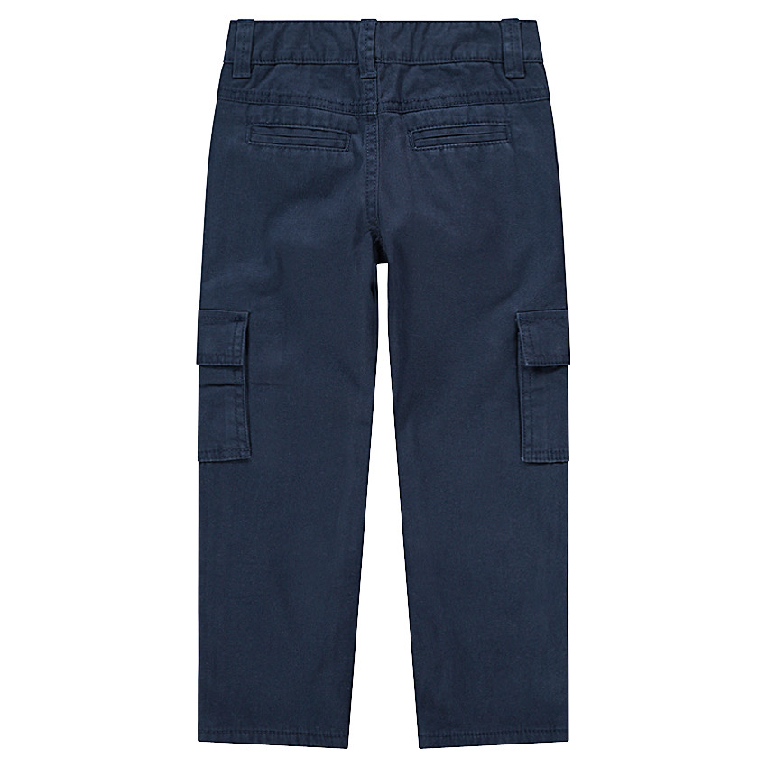 Pantalon en twill doublé micropolaire avec poches 