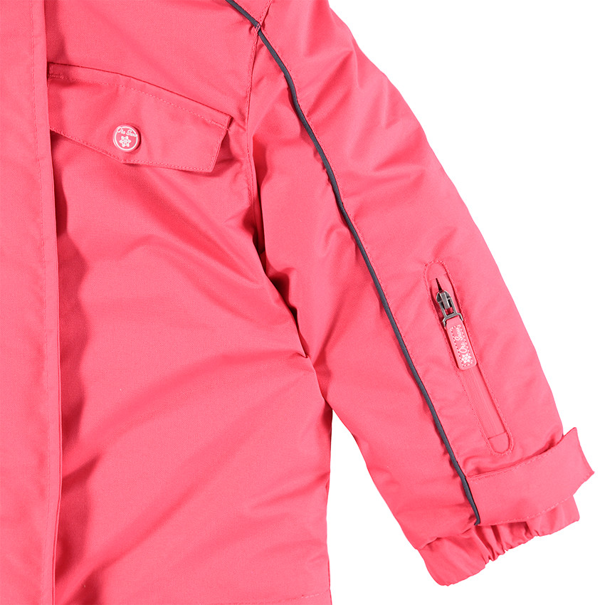 Combinaison de ski imperméable bicolore doublée micropolaire 