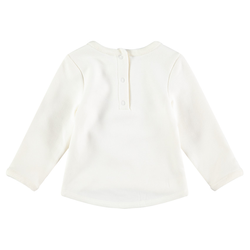 Sweat en molleton doublé sherpa avec motif fantaisie en sherpa 