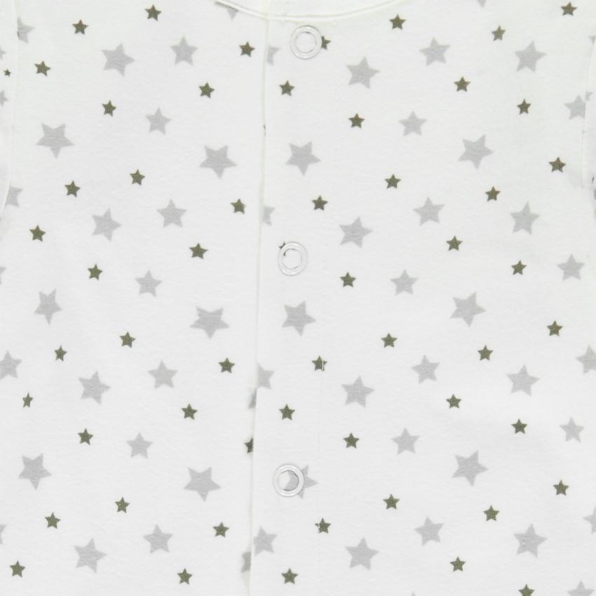 Dors-bien en coton imprimé étoiles du prématuré au 3 mois 