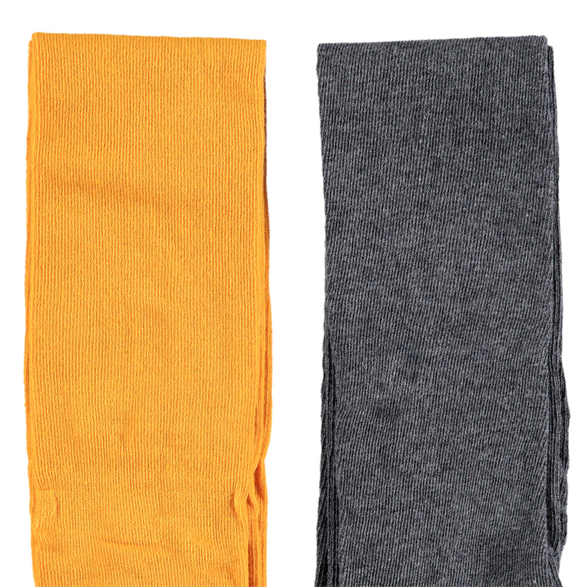 Lot de 2 collants épais unis 
