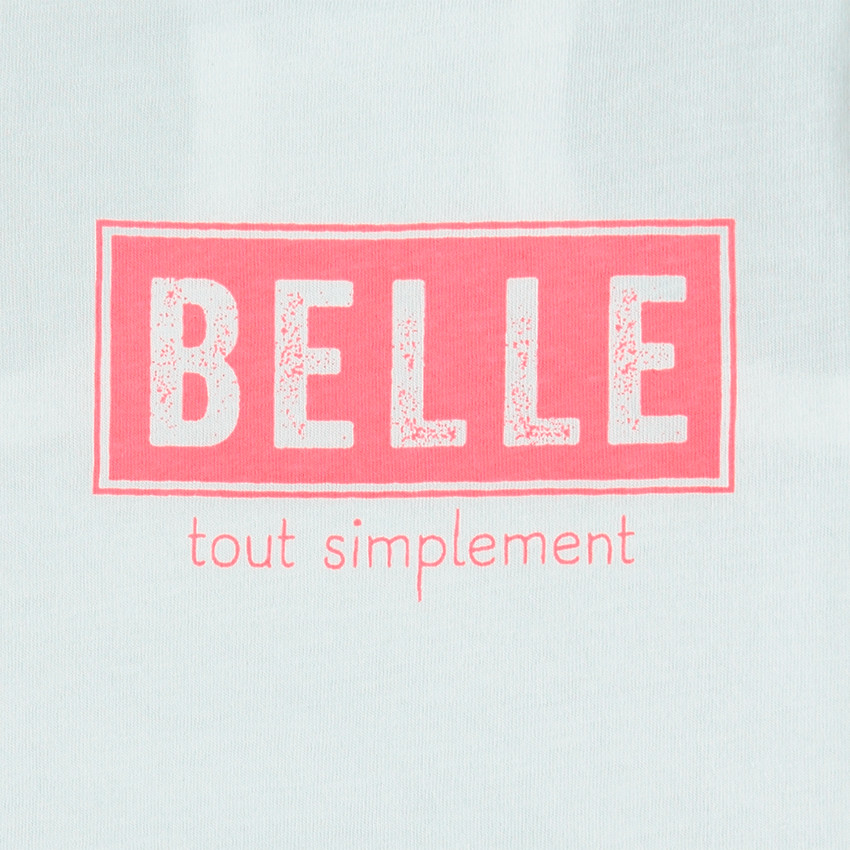 Débardeur en coton avec message printé 