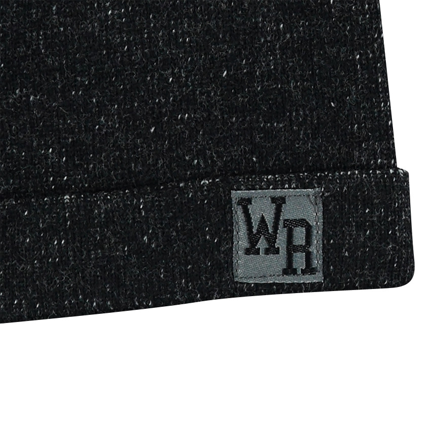 Bonnet en tricot avec étiquette tissée 