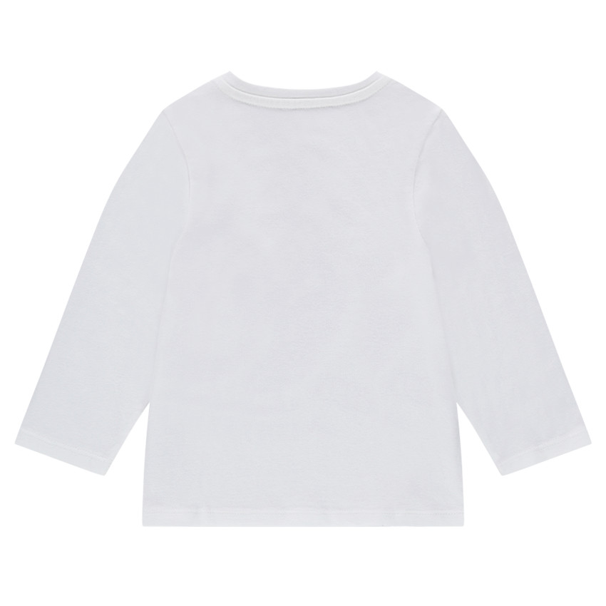 Tee-shirt manches longues en jersey avec hélicotère printé 