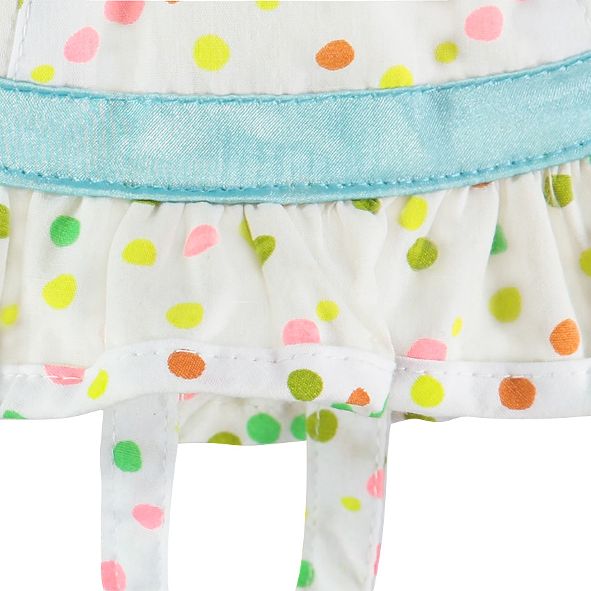 Charlotte en popeline de coton imprimée pois all-over 