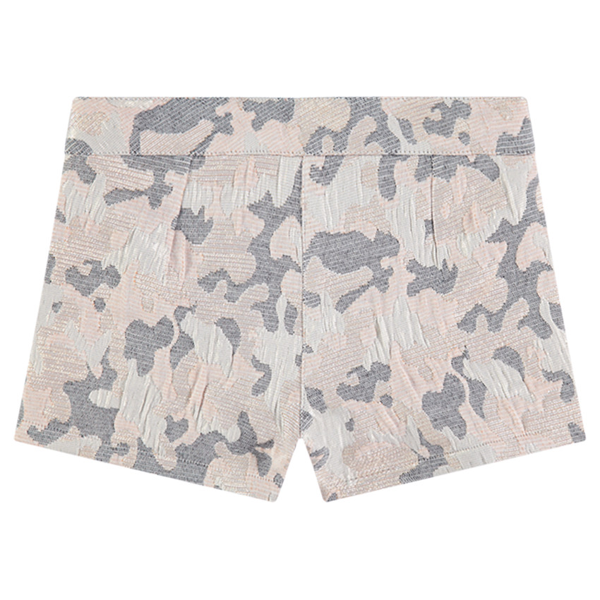 Short à motif army en jaquard all-over 