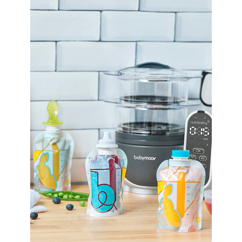 Lot de 20 gourdes réutilisables Foodii 