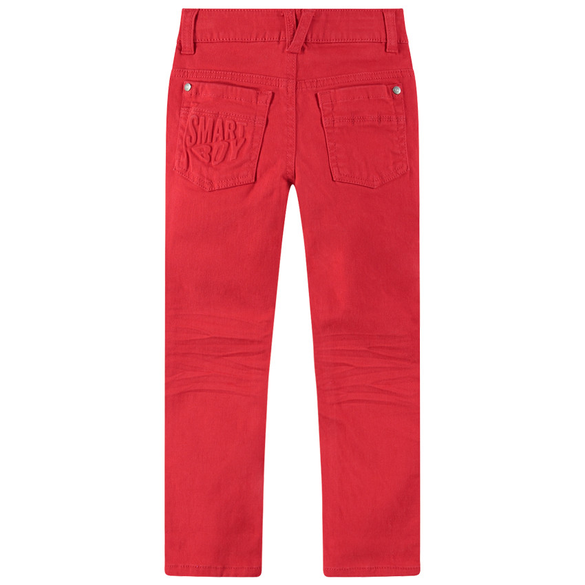 Pantalon en twill surteint avec poche fantaisie au dos 
