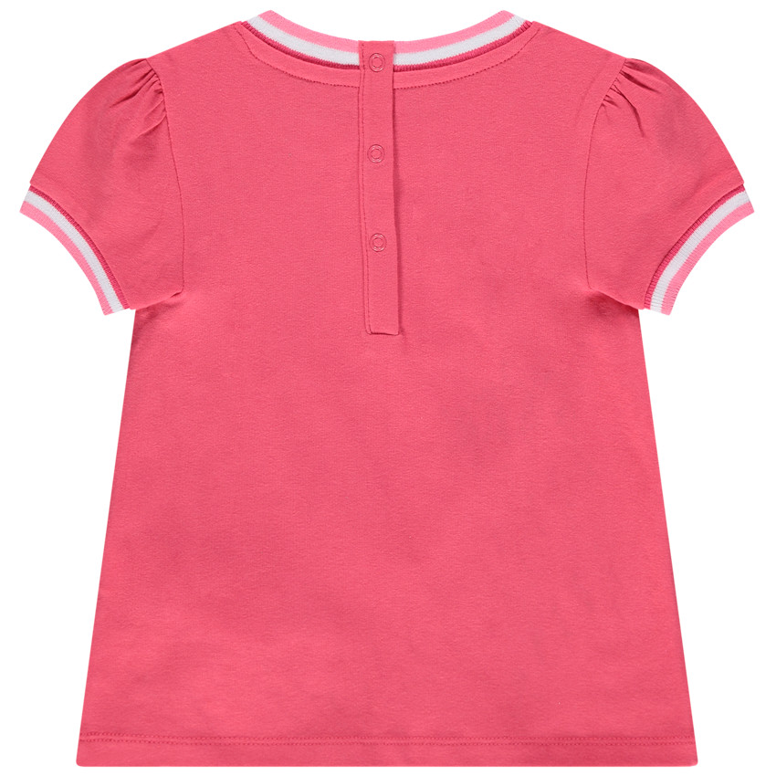 T-shirt manches courtes en coton bio à motif printé 