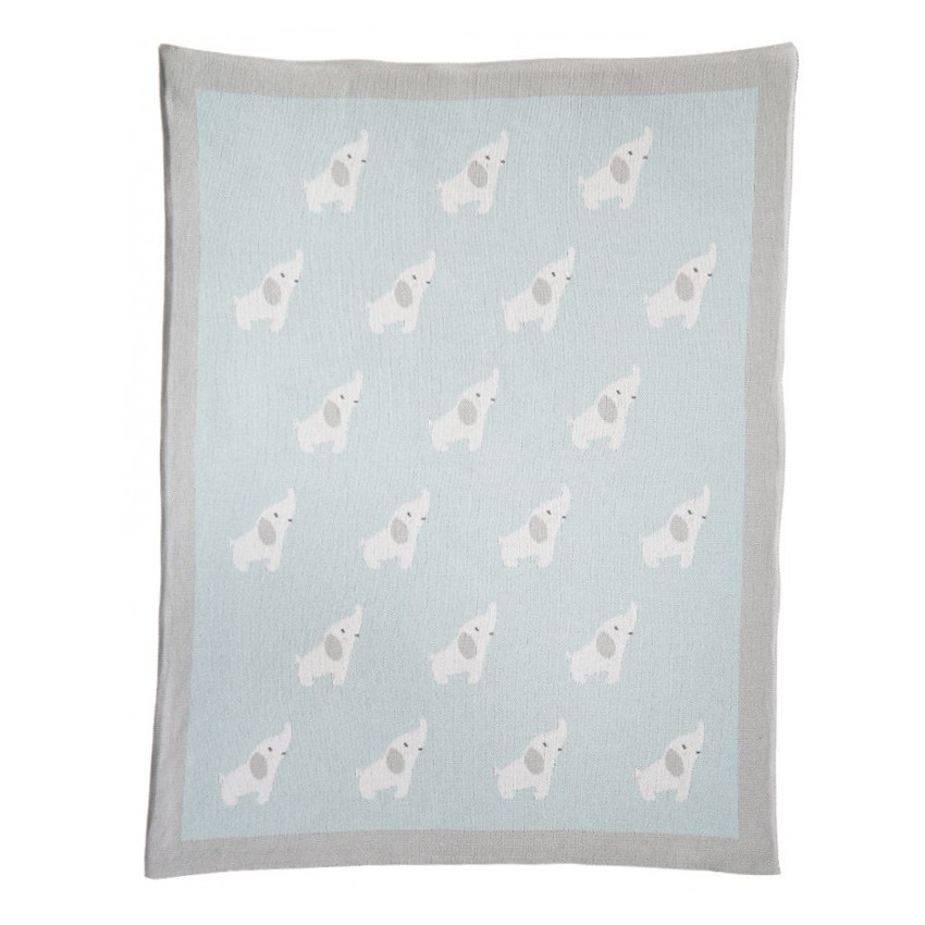 Couverture en veloudoux Anna et Milo - 75x100cm 