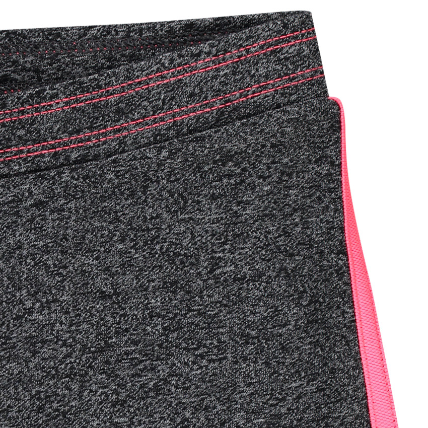 Pyjama court en jersey tee-shirt printé et short chiné 