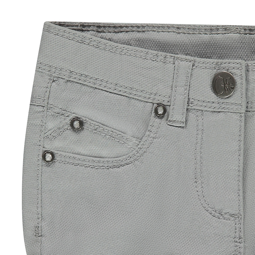 Short uni en toile fantaisie 