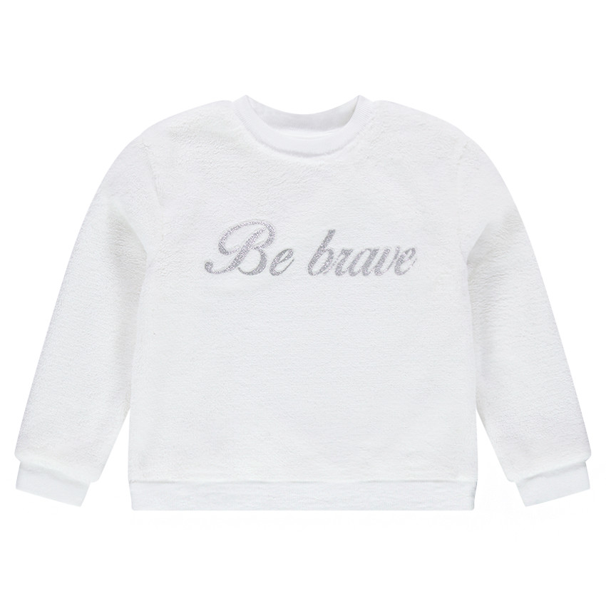 Sweat en molleton doublé sherpa 