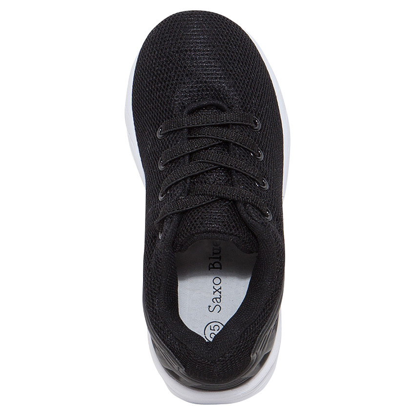 Baskets basses en mesh avec lacets élastiqués du 28 au 35 