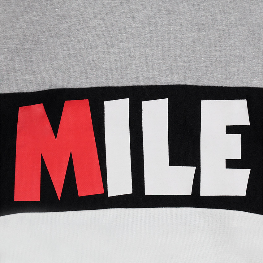 Junior - Sweat en molleton avec inscription printée Smiley 