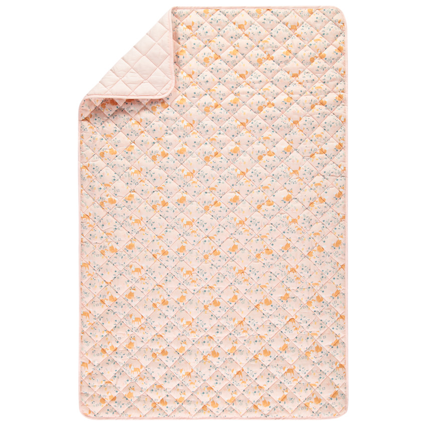 Édredon imprimé all-over à croisillons  