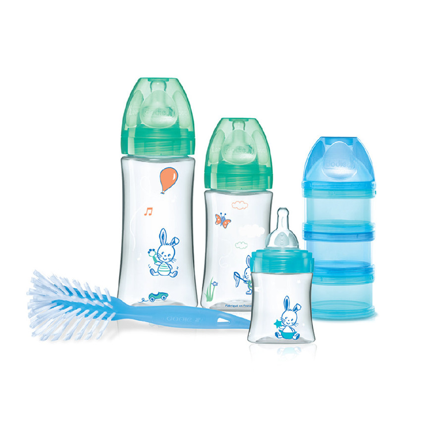 Kit nouveu-né Les essentiels - Bleu/vert 