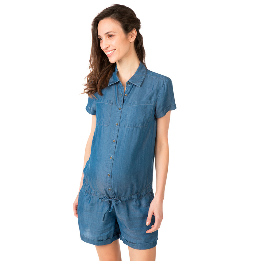 Combishort de grossesse en lyocell 
