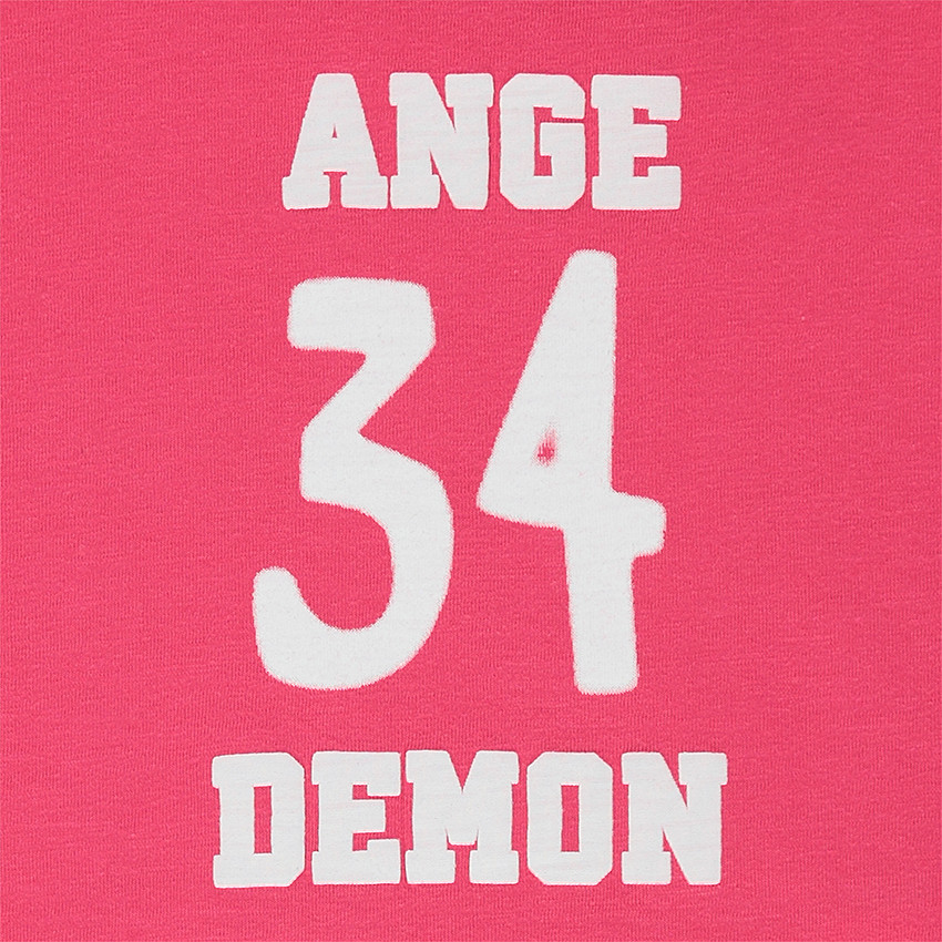 Tee-shirt manches longues avec bandes et texte printés 