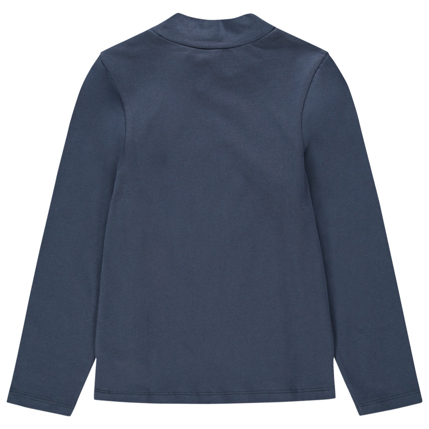 Sous-pull uni avec imprimé fantaisie 