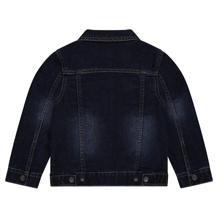 Veste en jeans effet used 