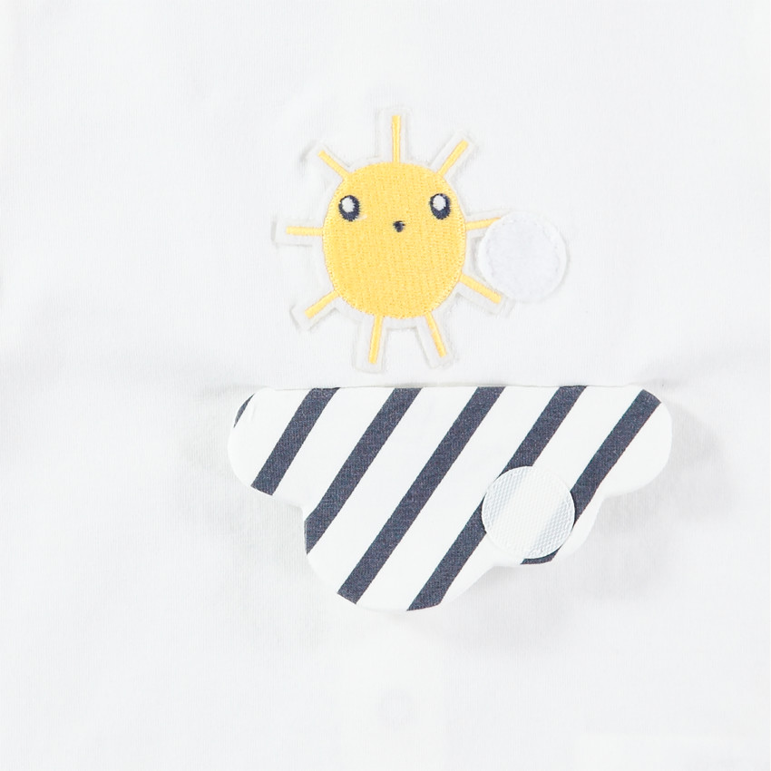 Ensemble t-shirt avec nuage mobile et bermuda imprimé symboles all-over 