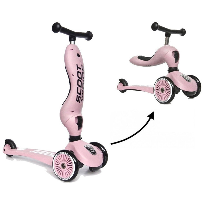 Porteur/Trotinette Highwaykick 1 - Rose 