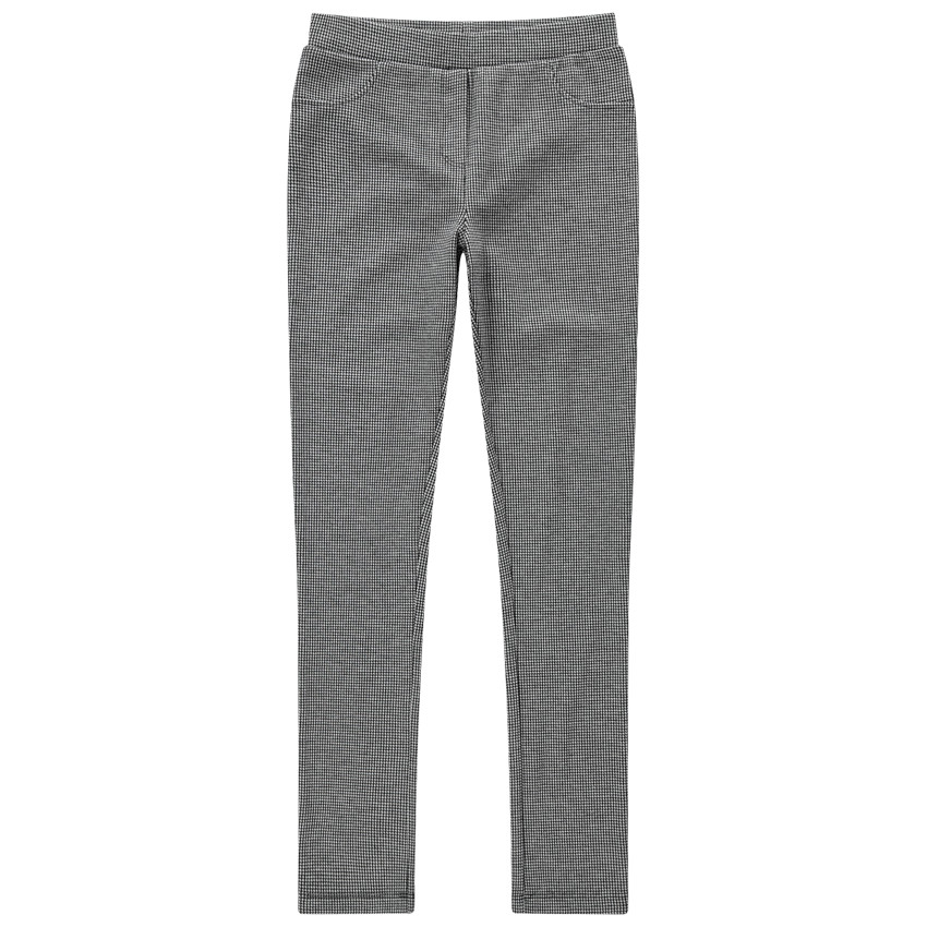 Legging en milano à micro pied de poule all-over 