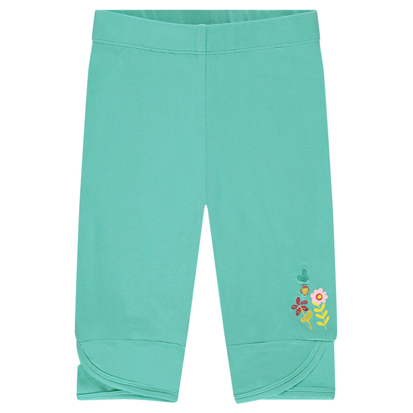 Legging court avec fleurs printées 