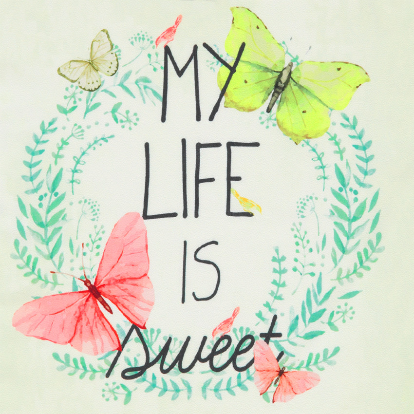 Tunique en voile fantaisie avec print papillons 