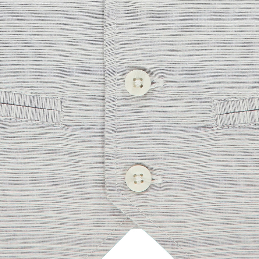 Gilet serveur à rayures all-over 