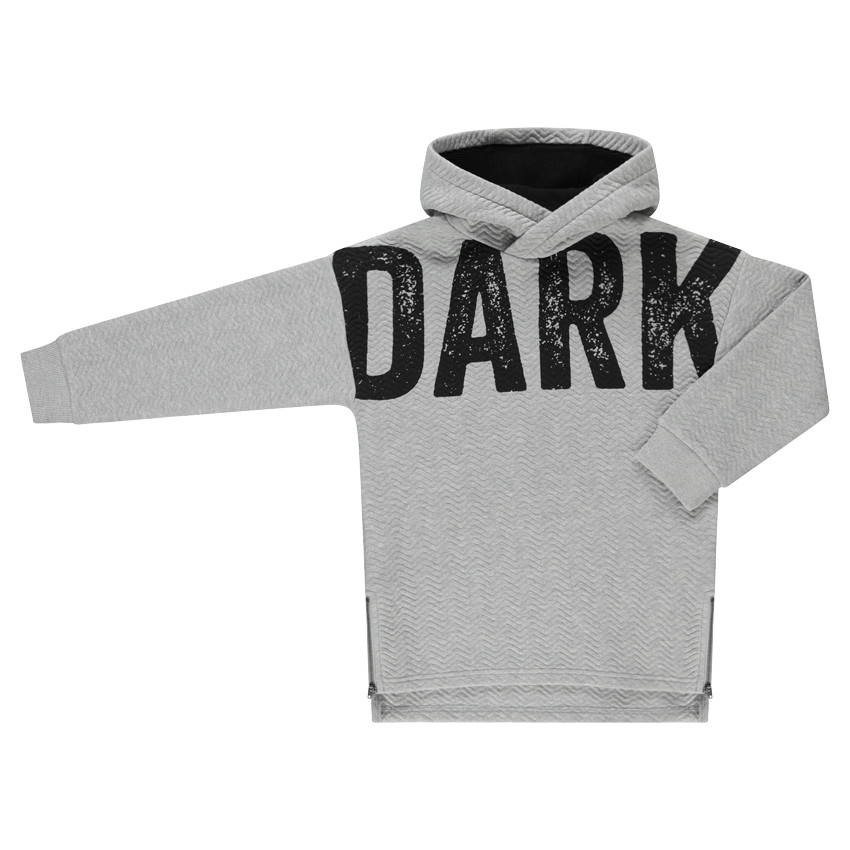 Junior - Sweat à capuche en molleton fantaisie avec texte printé 