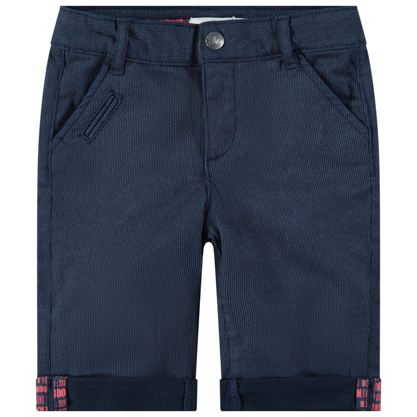 Bermuda en coton fantaisie à poches italiennes 